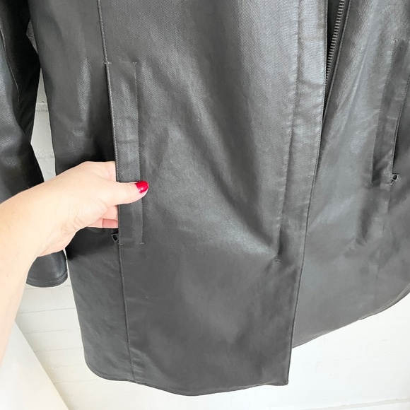 Revolve x m0851 Women’s Jacket Wool lining Lustrous Motorcycle Sz M - Picture 9 of 16